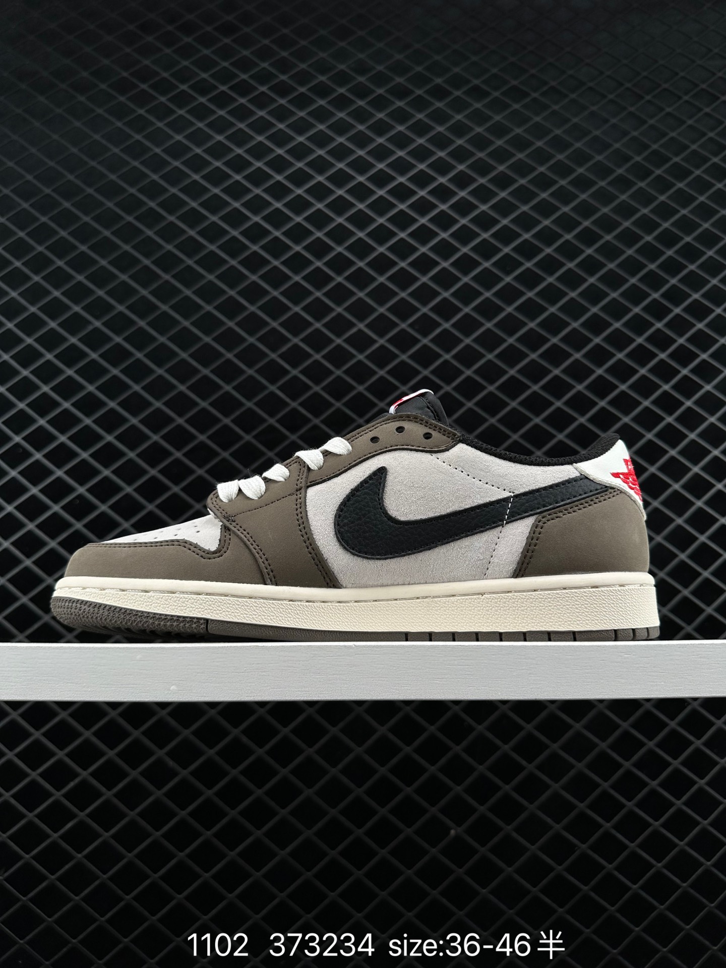 Travis Scott x Nike Air Jordan 1 Low OG SP”White/Red/Fog Blue“